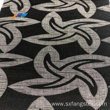 Polyester Fukuro Jacquard Abaya Formal Black Fabric
